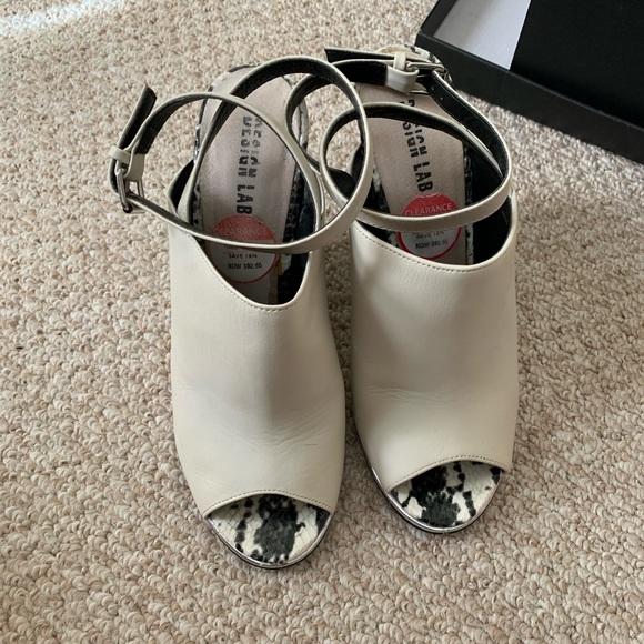 Design Lab python print wedges with ankle strap - Picture 3 of 5